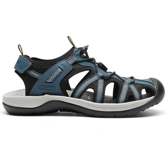 Hiking Sandals Men\'s Dark Blue Athletic Cushioned Closed Toe Fisherman Shoes main image 5